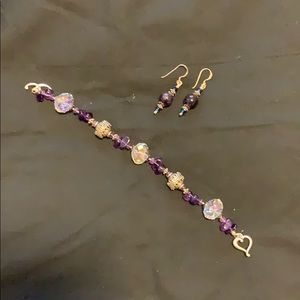 Bracelet and Earring Set